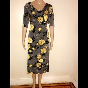 Connected Apparel Floral Dress